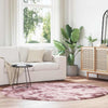 Sidiea Hochflor Teppich Staubrosa 200x200cm (Polyester)
