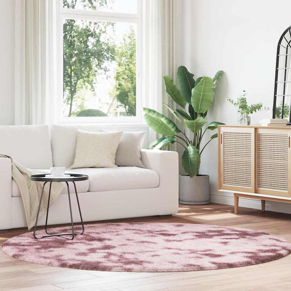 Sidiea Hochflor Teppich Staubrosa 200x200cm (Polyester)