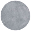 Sidiea hellgrauer Hochflorteppich 200x200cm (Hochflor-Polyester)