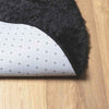 Schwarzer Hochflorteppich Sidiea 300x200cm (Hochflor-Polyester)