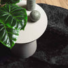 Schwarzer Hochflorteppich Sidiea 300x200cm (Hochflor-Polyester)