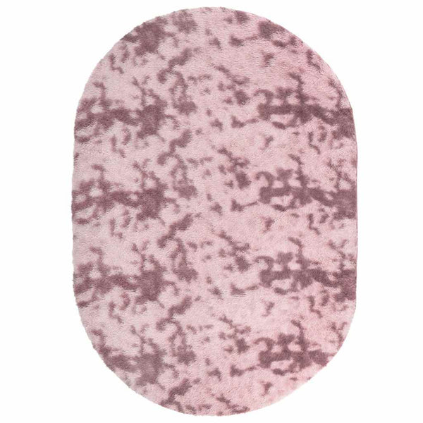 Puderrosa Hochflor-Teppich Sidiea 300x200cm (Polyester)