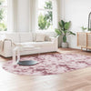 Puderrosa Hochflor-Teppich Sidiea 300x200cm (Polyester)