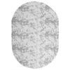 Silbergrauer Hochflorteppich Sidiea 300x200cm (Polyester)