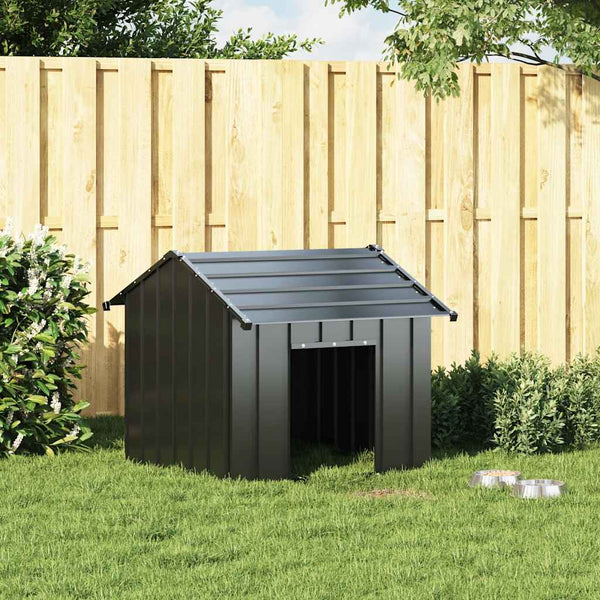 Amour Hundehütte mit Dach 85x107x81cm (verzinkter Stahl)