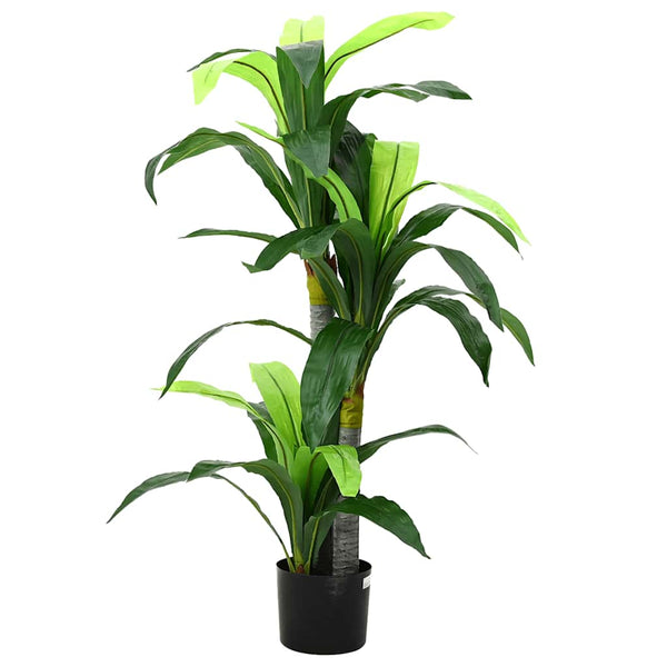 Grüner künstlicher Drachenbaum Dumitras 120cm (36 Blätter)