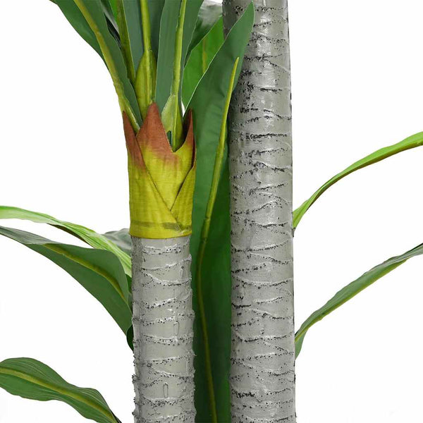 Grüner künstlicher Drachenbaum Dumitras 120cm (36 Blätter)