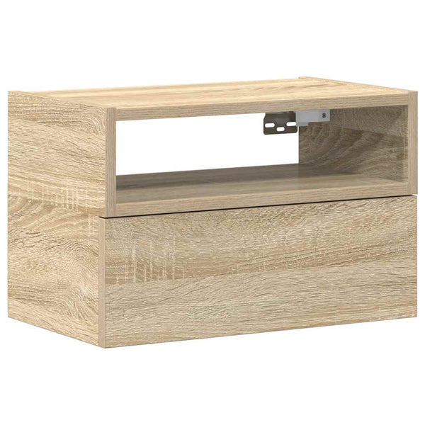 Nachttisch Sonoma-Eiche Geneva 45x26x28,5cm zur Wandmontage
