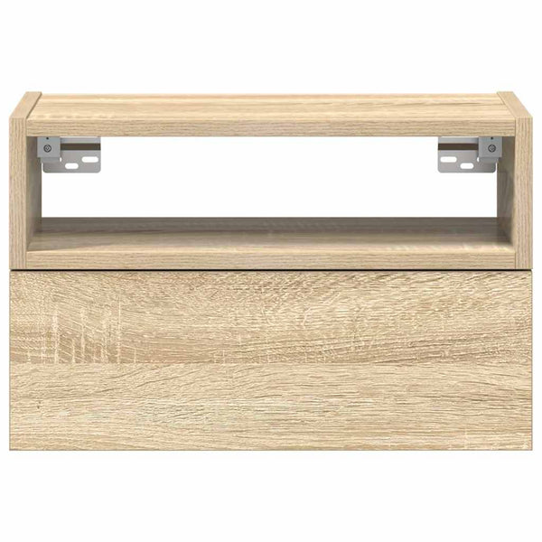 Nachttisch Sonoma-Eiche Geneva 45x26x28,5cm zur Wandmontage