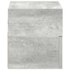Betongraue wandmontierte Nachttische Geneva 45x26x28,5cm (2 Stk.)