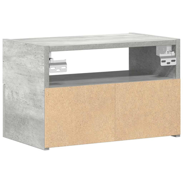 Betongraue wandmontierte Nachttische Geneva 45x26x28,5cm (2 Stk.)