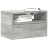 Betongraue wandmontierte Nachttische Geneva 45x26x28,5cm (2 Stk.)