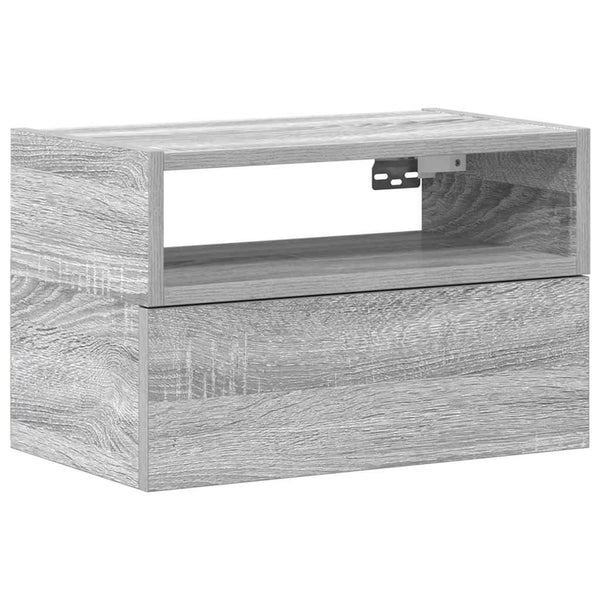 Graues Wand-Nachttisch Geneva 45x26x28,5cm