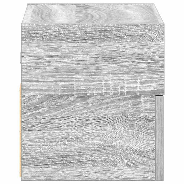 Graues Wand-Nachttisch Geneva 45x26x28,5cm
