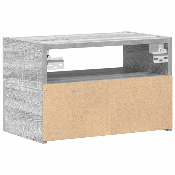 Graues Wand-Nachttisch Geneva 45x26x28,5cm