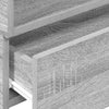 Graues Wand-Nachttisch Geneva 45x26x28,5cm