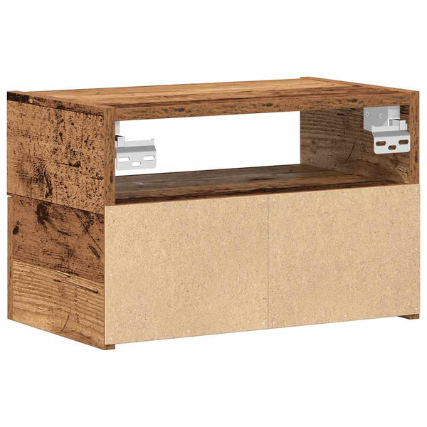 Wandmontierter Nachttisch Geneva 45x26x28,5cm (Altholz)