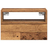 Alte Holz-Wandnachttische Genf 45x26x28,5cm (2 Stück)