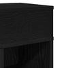 Schwarzer Nachttischschrank mit Schublade Lucan 25x31x66cm