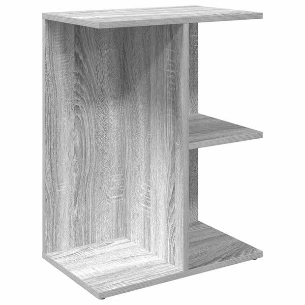 Nachttisch Jorjel Grau 46,5x29x61cm (Holz)