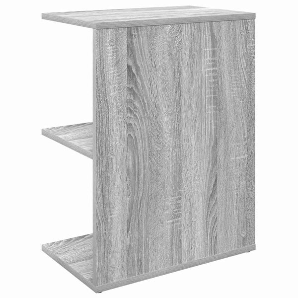Nachttisch Jorjel Grau 46,5x29x61cm (Holz)