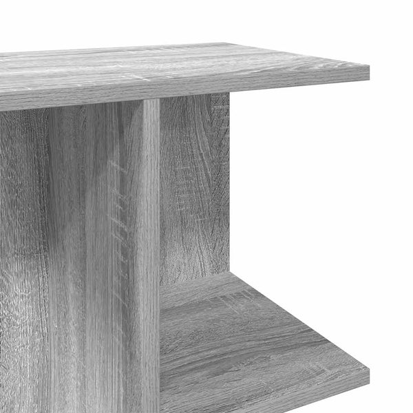 Nachttisch Jorjel Grau 46,5x29x61cm (Holz)