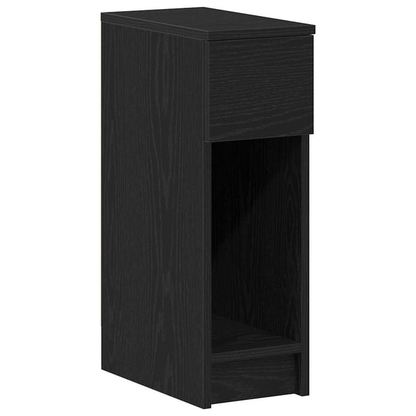 Nachttische aus schwarzer Eiche mit Schublade Rajmund 20x36x60cm (2 St.)