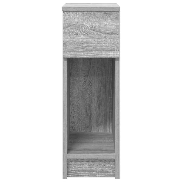 Grauer Nachttischschrank mit Schublade Rajmund 20x36x60cm (Sonoma)