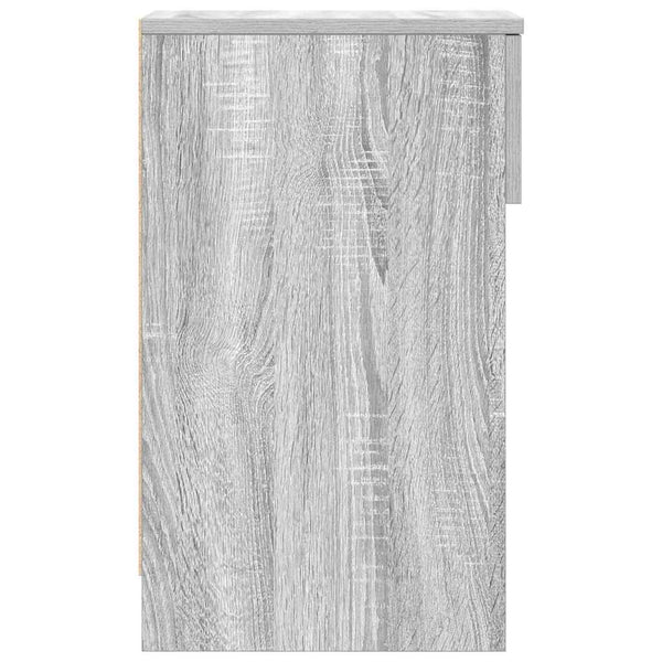 Grauer Nachttischschrank mit Schublade Rajmund 20x36x60cm (Sonoma)