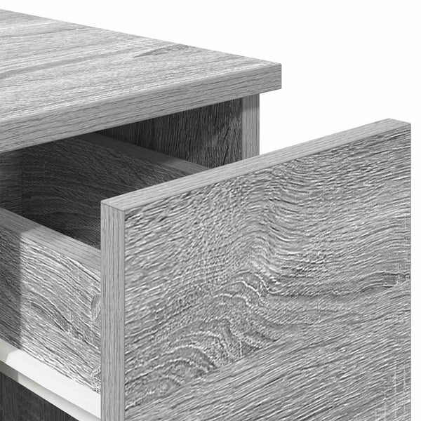 Grauer Nachttischschrank mit Schublade Rajmund 20x36x60cm (Sonoma)