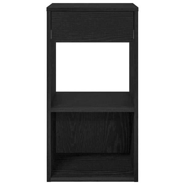 Nachttische aus schwarzer Eiche mit Schublade Lasenco 35x34x66,5cm (2 Stück)
