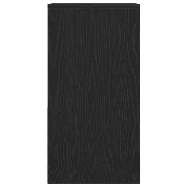 Nachttische aus schwarzer Eiche mit Schublade Lasenco 35x34x66,5cm (2 Stück)