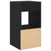 Nachttische aus schwarzer Eiche mit Schublade Lasenco 35x34x66,5cm (2 Stück)