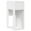 Weißer Computer-Towerständer mit Schublade Elfia 30x44x74cm