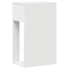 Weißer Computer-Towerständer mit Schublade Elfia 30x44x74cm