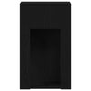 Schwarzer Computer-Tower-Ständer mit Schublade Elfia 30x44x74cm