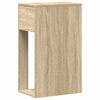 Sonoma Eiche Computerturm-Rollcontainer mit Schublade Elfia 30x44x74cm