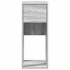 Grauer Computer-Tower-Ständer mit Schublade Elfia 30x44x74cm