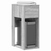 Grauer Computer-Tower-Ständer mit Schublade Elfia 30x44x74cm