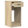 Sonoma-Eiche Computertower-Stand mit Schublade Lidya 35x45x77cm