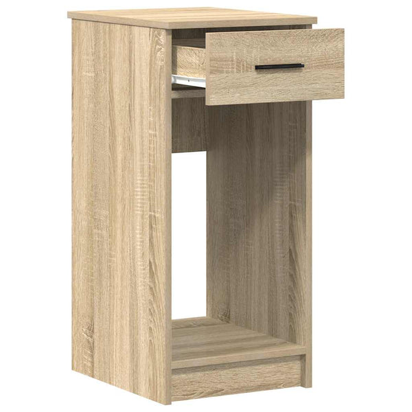 Sonoma-Eiche Computertower-Stand mit Schublade Lidya 35x45x77cm