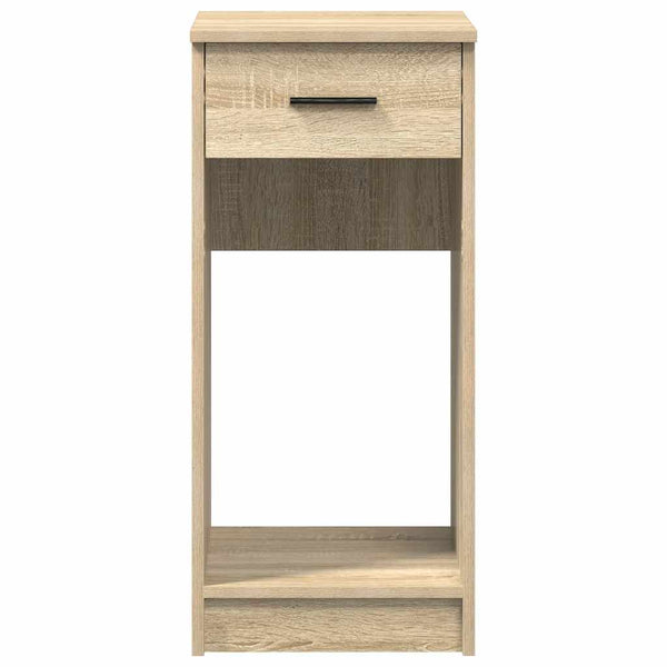 Sonoma-Eiche Computertower-Stand mit Schublade Lidya 35x45x77cm