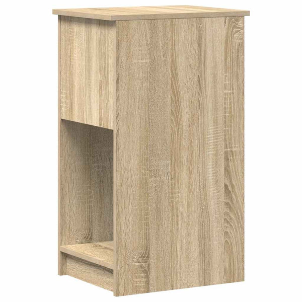 Sonoma-Eiche Computertower-Stand mit Schublade Lidya 35x45x77cm