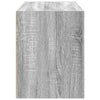 Grauer Schrank Anastasiadu 60x31x40cm (mit 2 Schubladen in Sonoma-Eiche)