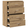 Schränke Anastasiadu 60x31x40cm (2 Schubladen 2er-Set Handwerkertechnisches Holz)