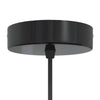 Schwarze Hängelampe Emilius Ø 22cm (höhenverstellbar E27 glänzend)