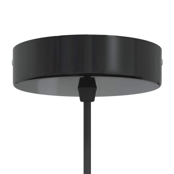 Schwarze Hängelampe Emilius Ø 22cm (höhenverstellbar E27 glänzend)
