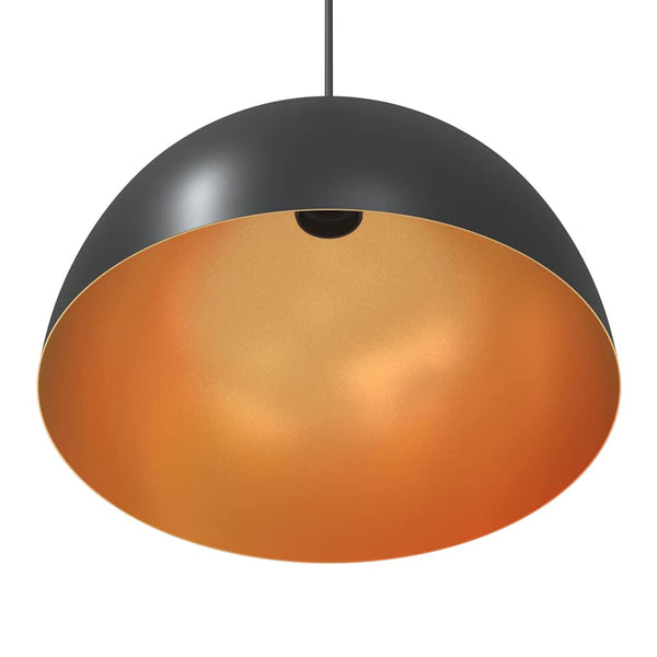 Schwarze Hängeleuchten Dilechi Ø30cm (2 Stk. höhenverstellbar E27 Metall)