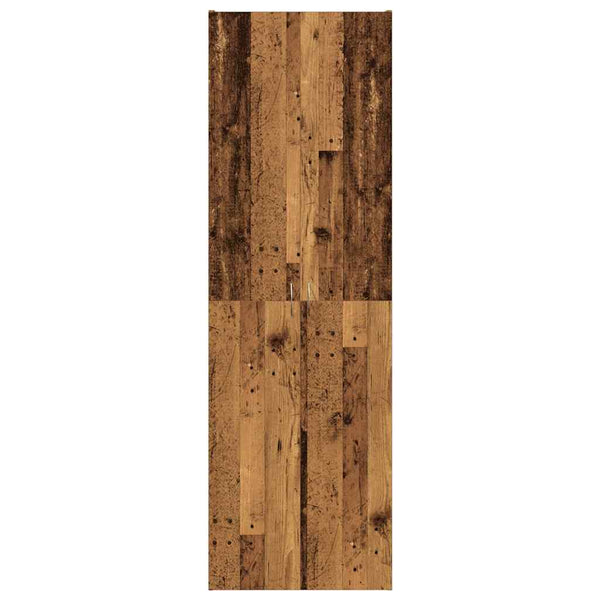 Vanha puu kaappi Flora 60x32x190cm (puinen)