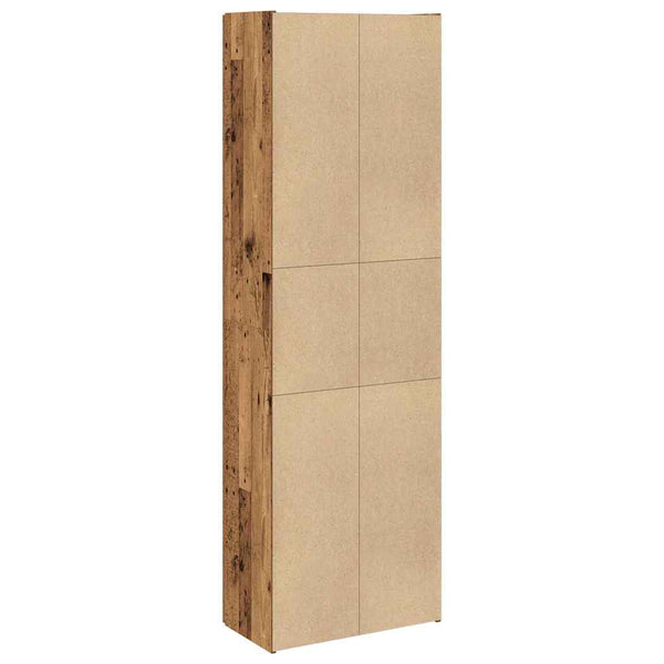 Vanha puu kaappi Flora 60x32x190cm (puinen)